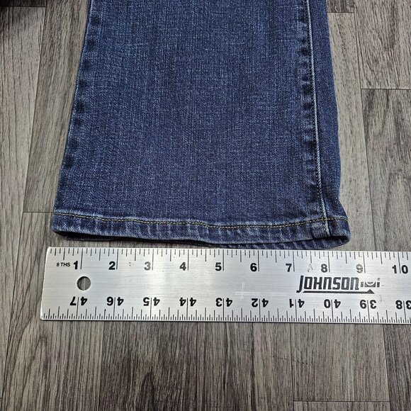 Levis 529 Bootcut Jeans Womens 6 Blue Medium Wash Stretch Denim - Picture 14 of 14